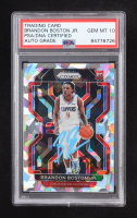 Brandon Boston Jr. Signed 2021-22 Panini Prizm Prizms Ice #330 RC (PSA Authentic) at PristineAuction.com