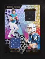 Peyton Manning / Trevor Lawrence 2021 Panini Illusions Rookie Idols Dual Memorabilia #1 at PristineAuction.com