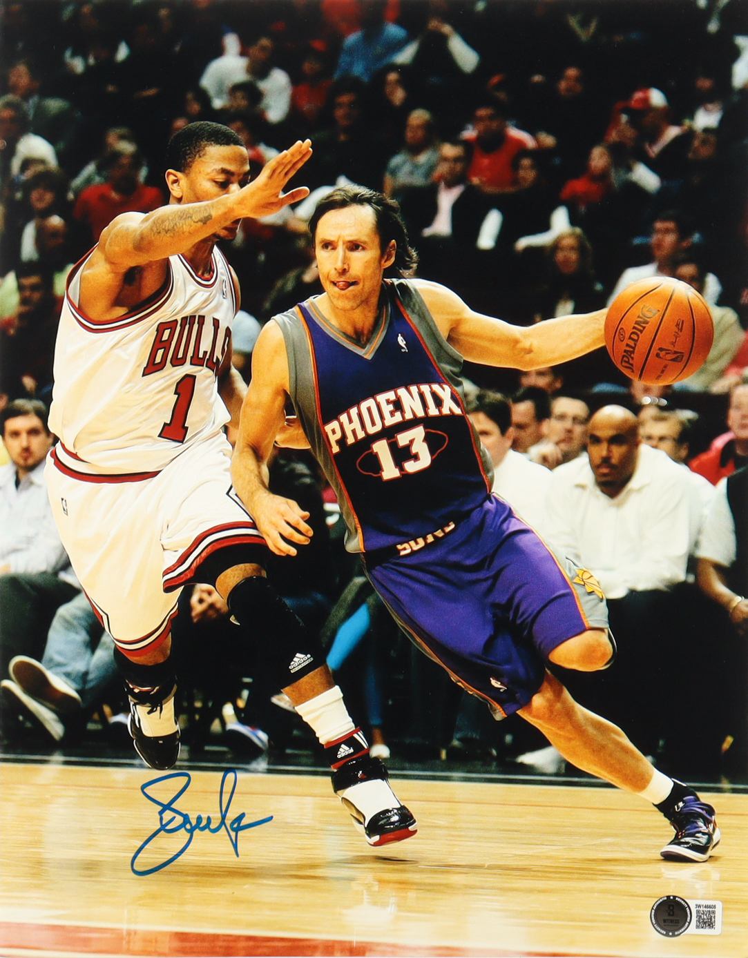 Steve Nash Signed Suns 11x14 Photo (Beckett) at PristineAuction.com Steve Nash Signed Suns 11x14 Photo (Beckett) at PristineAuction.com