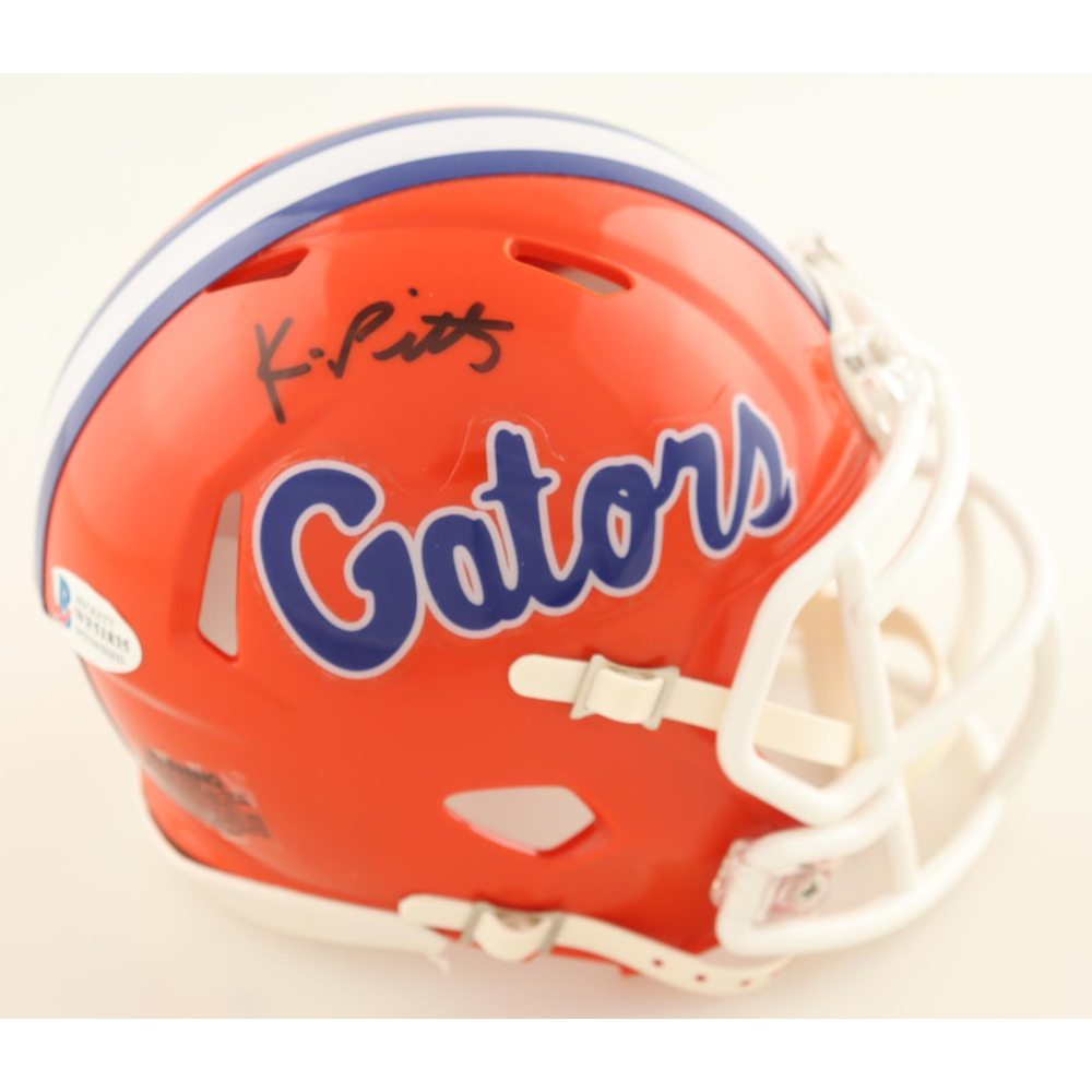 Kyle Pitts Signed  Florida Gators Speed Mini Helmet (Beckett) at PristineAuction.com Kyle Pitts Signed  Florida Gators Speed Mini Helmet (Beckett) at PristineAuction.com