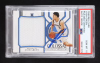 Josh Green Signed 2020-21 Panini National Treasures Colossal Rookie Materials #24 #81/99 RC (PSA Authentic | Auto 10) at PristineAuction.com