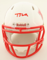 Tank Dell Signed Houston Cougars Speed Mini Helmet (JSA) at PristineAuction.com