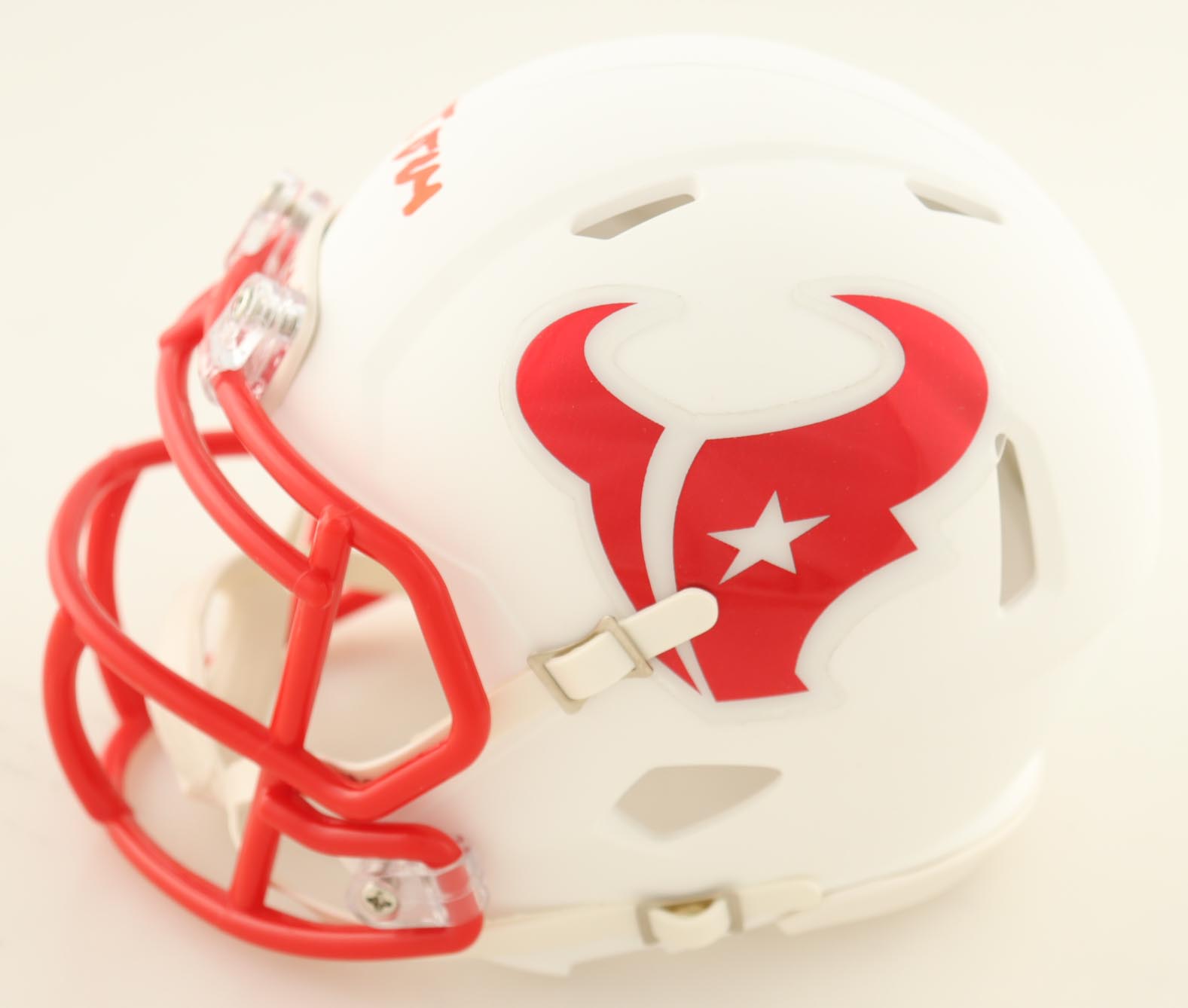 Tank Dell Signed Texans Flat White Alternate Speed Mini Helmet (JSA) at PristineAuction.com Tank Dell Signed Texans Flat White Alternate Speed Mini Helmet (JSA) at PristineAuction.com