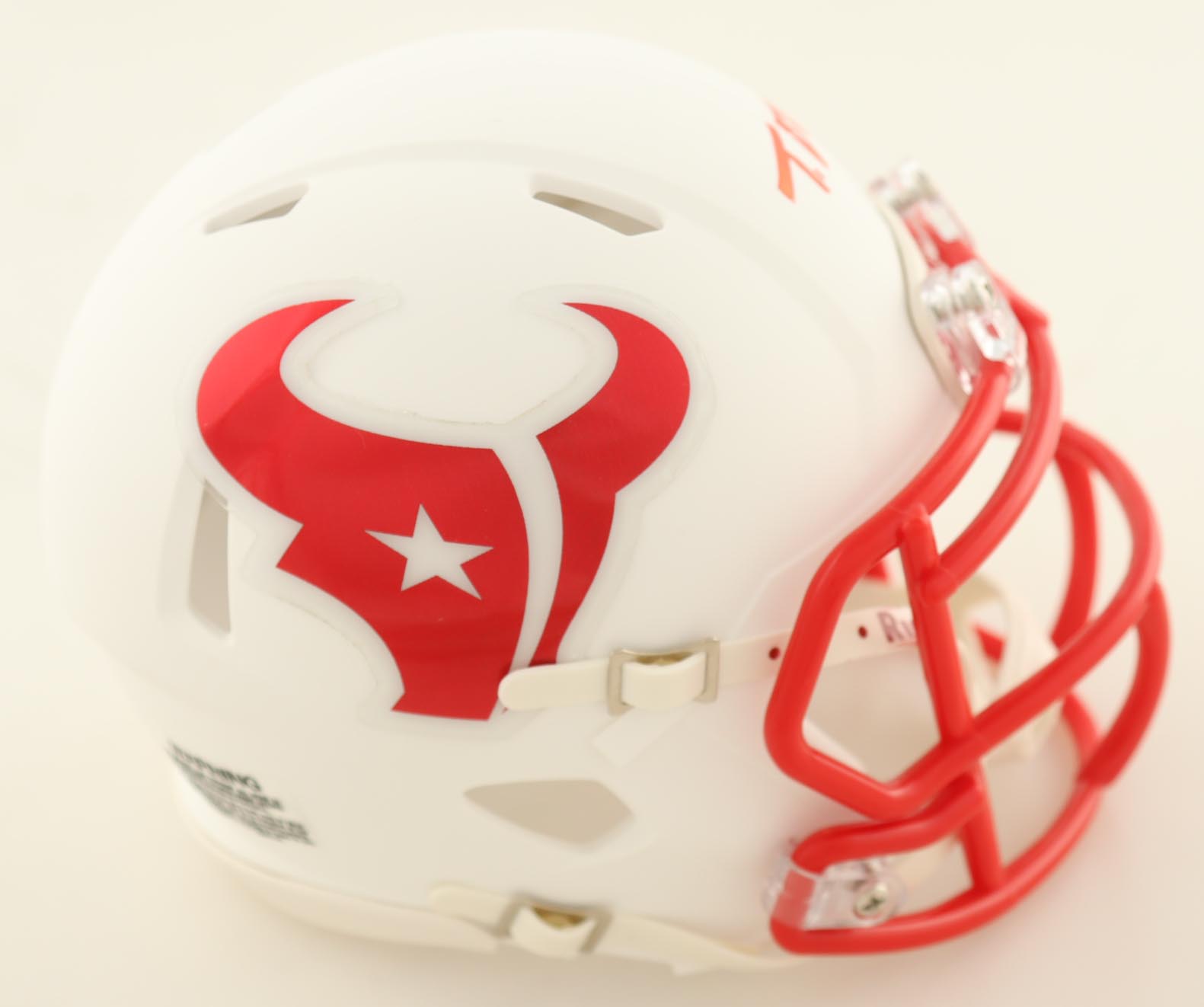 Tank Dell Signed Texans Flat White Alternate Speed Mini Helmet (JSA) at PristineAuction.com Tank Dell Signed Texans Flat White Alternate Speed Mini Helmet (JSA) at PristineAuction.com