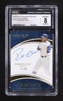 Robinson Cano 2016 Immaculate Collection Diamond Inscriptions #53 #12/99 (CGC 8 | Auto 10) at PristineAuction.com