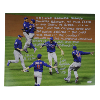 Pat Hughes Signed Cubs 16x20 Photo with Extensive Inscription (JSA) at PristineAuction.com