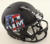 Shemar Stewart Signed Texas A&M Aggies Speed Mini Helmet (JSA) at PristineAuction.com