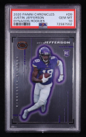 Justin Jefferson 2020 Dynagon Rookies #9 RC (PSA 10) at PristineAuction.com
