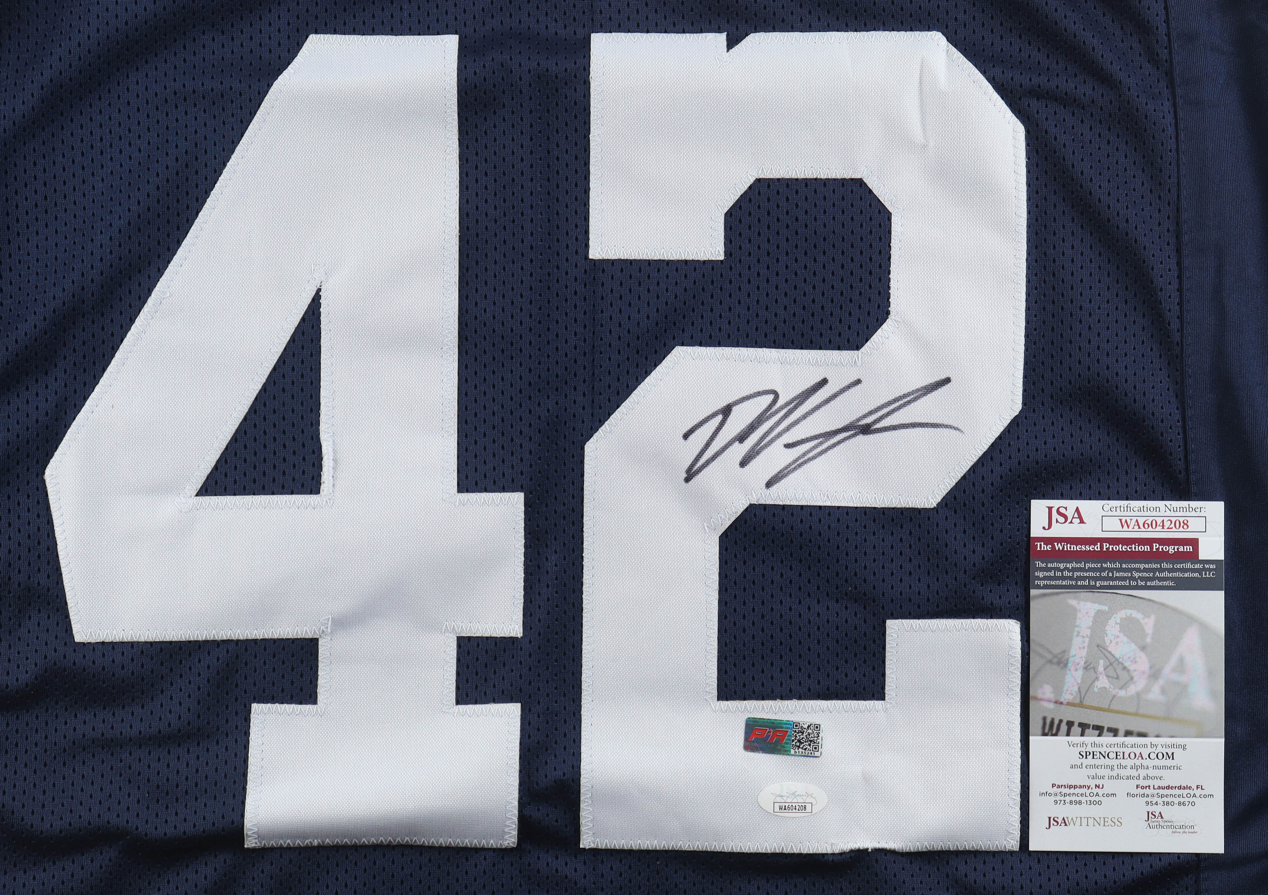 Deuce Vaughn Signed Jersey (JSA) at PristineAuction.com Deuce Vaughn Signed Jersey (JSA) at PristineAuction.com