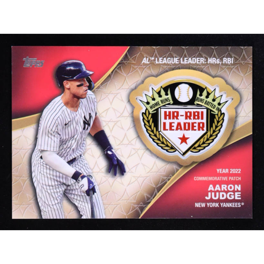 Aaron Judge 2023 Topps Crowning Achievements Commemorative Patches #CAAJ at PristineAuction.com