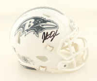 Jonathan Ogden Signed Ravens Salute to Service Alternate Speed Mini Helmet (Beckett) at PristineAuction.com