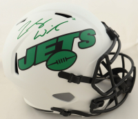 Zach Wilson Signed Jets Full-Size Lunar Eclipse Alternate Speed Helmet (Beckett) at PristineAuction.com