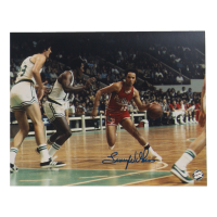 Lenny Wilkens Signed Trail Blazers 8x10 Photo (AWM) at PristineAuction.com