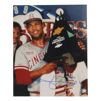 Jose Rijo Signed Reds 1990 World Series MVP 8x10 Photo (AWM) at PristineAuction.com
