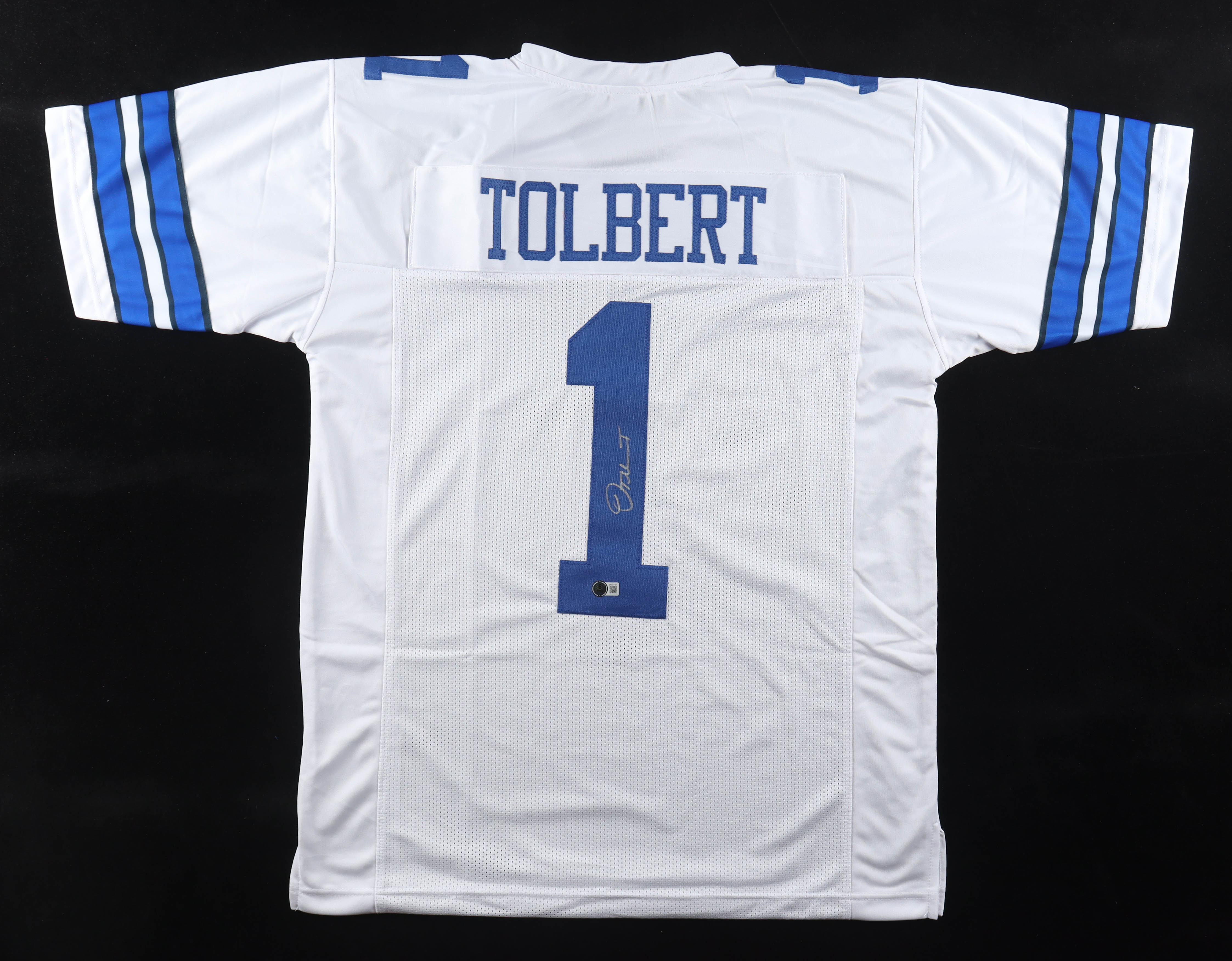 Jalen Tolbert Signed Jersey (Beckett) at PristineAuction.com Jalen Tolbert Signed Jersey (Beckett) at PristineAuction.com
