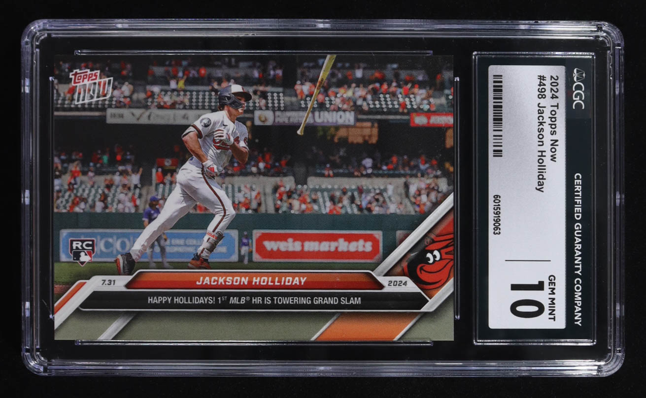 Jackson Holliday 2024 Topps Now #498 RC (CGC 10) at PristineAuction.com Jackson Holliday 2024 Topps Now #498 RC (CGC 10) at PristineAuction.com