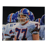 Karl Mecklenburg Signed Broncos 16x20 Photo (AWM) at PristineAuction.com