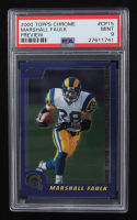 Marshall Faulk 2000 Topps Chrome Preview #CP15 (PSA 9) at PristineAuction.com