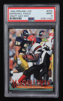Marshall Faulk 1994 Proline Live Draft Day NYC #FD5 RC (PSA 9) at PristineAuction.com