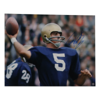 Terry Hanratty Signed Notre Dame Fighting Irish 16x20 Photo (AWM) at PristineAuction.com