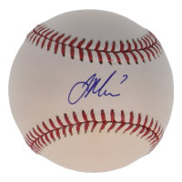 Joe Mauer Signed OML Baseball (Beckett) at PristineAuction.com