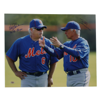 Terry Collins & Wally Backman Signed Mets 16x20 Photo Inscribed "86 WS Champs"  "2015 N.L.C. Champs" (PSA) at PristineAuction.com