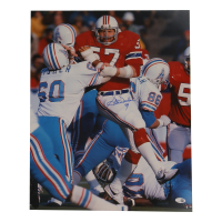 Steve Nelson Signed Patriots 16x20 Photo (JSA) at PristineAuction.com