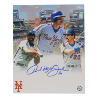 Howard "Hojo" Johnson Signed Mets 8x10 Photo (AWM) at PristineAuction.com