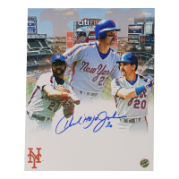 Howard "Hojo" Johnson Signed Mets 8x10 Photo (AWM) at PristineAuction.com