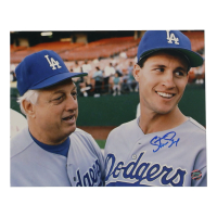 Steve Sax Signed Dodgers 8x10 Photo (AWM) at PristineAuction.com