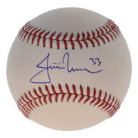 Justin Morneau Signed OML Baseball (Beckett) at PristineAuction.com