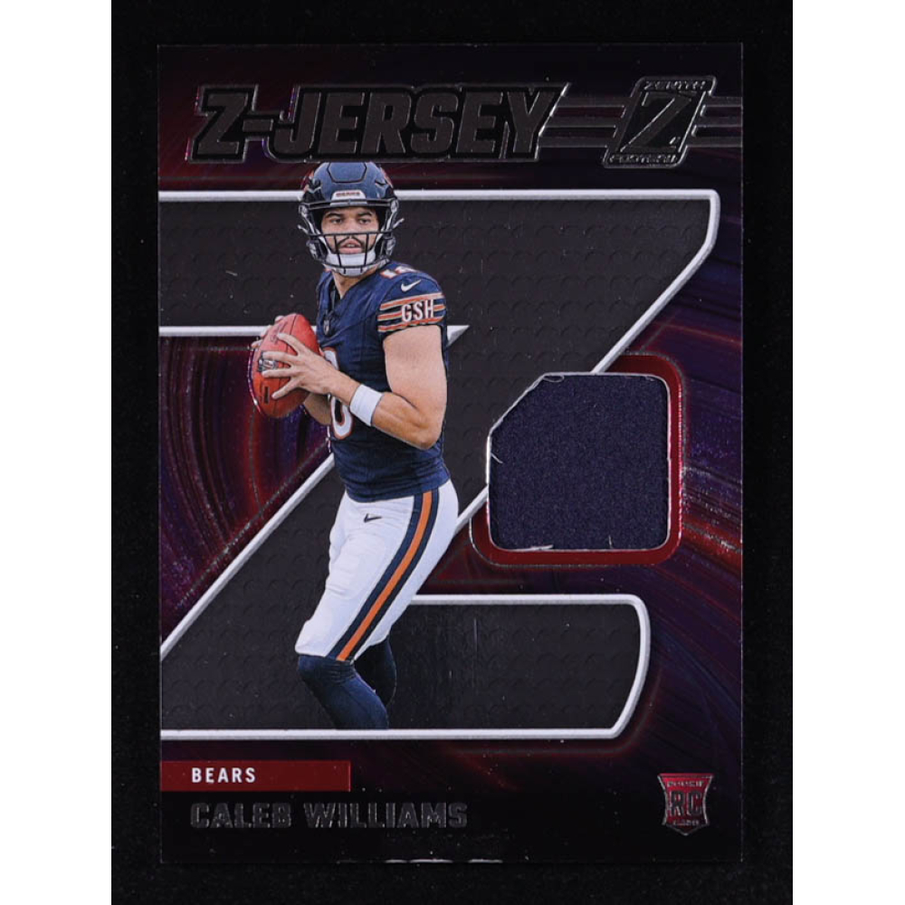 Caleb Williams 2024 Zenith Z Jersey #1 RC at PristineAuction.com