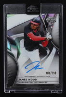 James Wood 2025 Topps Chrome Black Autographs #CBA-JW RC #101/199 at PristineAuction.com