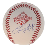 Tino Martinez Signed 1996 World Series Logo Baseball (JSA) at PristineAuction.com