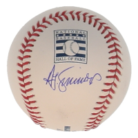 Ted Simmons Signed OML Hall of Fame Logo Baseball (JSA) at PristineAuction.com