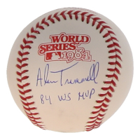 Alan Trammell Signed 1984 World Series Logo Baseball Inscribed "84 WS MVP" (JSA) at PristineAuction.com