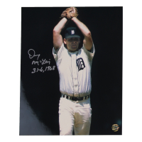 Denny McLain Signed Tigers 8x10 Photo Inscribed "31-6, 1968" (AWM) at PristineAuction.com