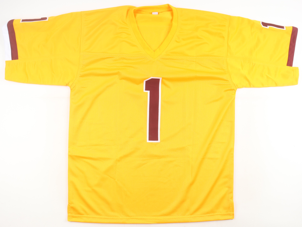 Jahan Dotson Signed Jersey (JSA) at PristineAuction.com Jahan Dotson Signed Jersey (JSA) at PristineAuction.com