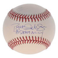Bret Saberhagen Signed OML Baseball Inscribed "85 & 89 AL Cy" (JSA) at PristineAuction.com