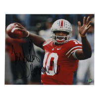Troy Smith Signed Ohio State Buckeyes 8x10 Photo Inscribed "Heisman 06" (AWM) at PristineAuction.com