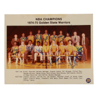 1974-75 Warriors 8x10 Photo Team-Signed By (12) With Jamaal Wilkes, Rick Barry, Al Attles, Phil Smith (AWM) at PristineAuction.com