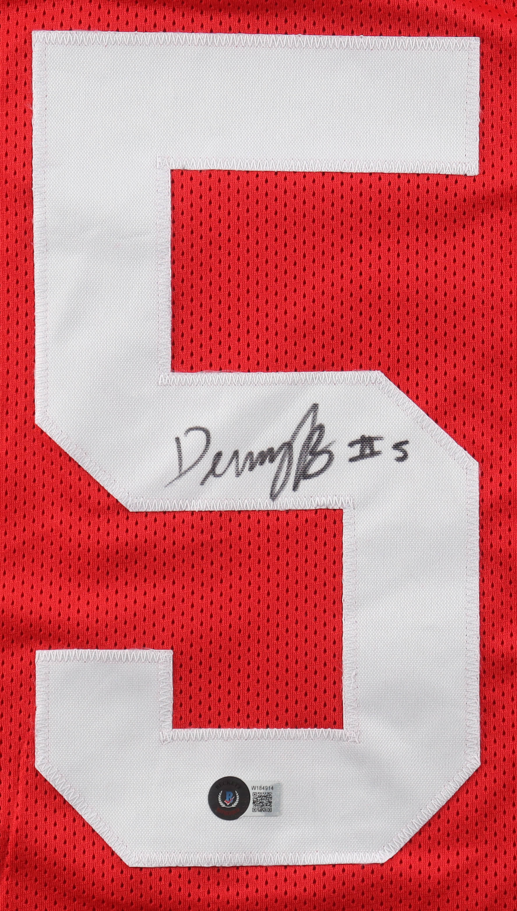 Denzel Burke Signed Jersey (Beckett) at PristineAuction.com Denzel Burke Signed Jersey (Beckett) at PristineAuction.com