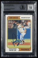 Fernando Tatis Jr. Signed 2023 Topps Heritage #24 (BGS | Autograph Graded 10) at PristineAuction.com