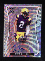 Justin Jefferson 2020 Leaf Metal Draft Prismatic Wave Silver #BAJJ3 RC #7/50 at PristineAuction.com