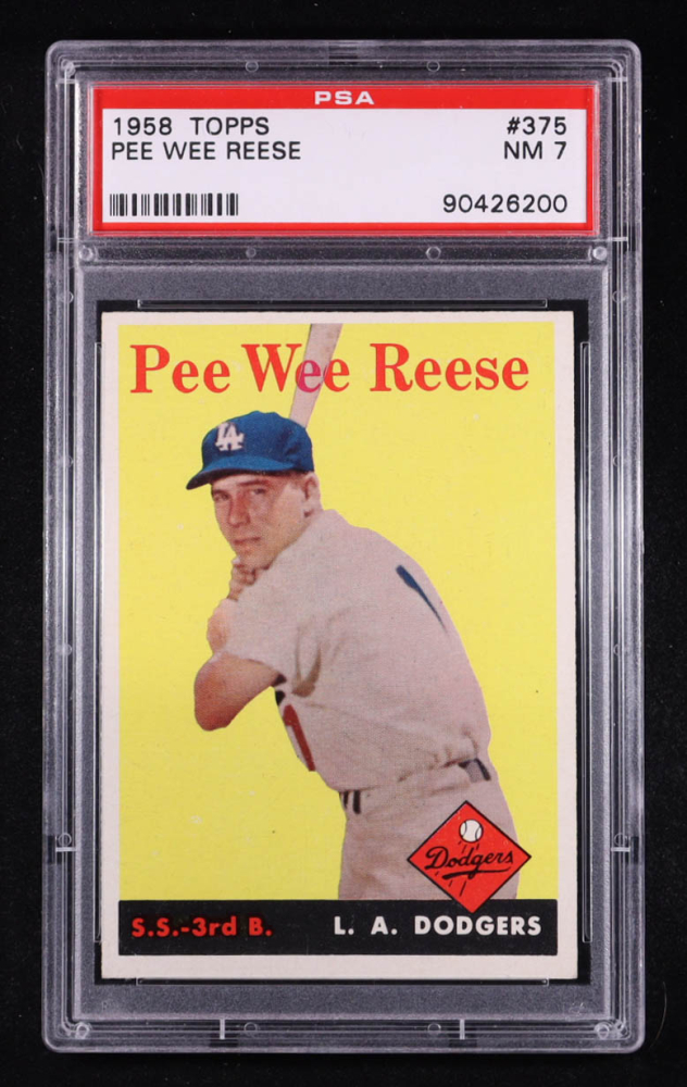 Pee Wee Reese 1958 Topps #375 (PSA 7)