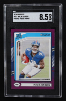 Malik Nabers 2024 Donruss Press Proof Purple #383 RR RC (SGC 8.5) at PristineAuction.com
