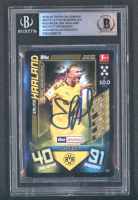 Erling Haaland Signed 2019-20 Topps On-Demand Match Attax Bundesliga #OD164 (BGS) at PristineAuction.com