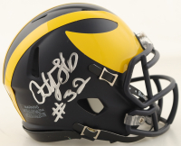 Anthony Thomas Signed Michigan Wolverines Speed Mini Helmet (JSA) at PristineAuction.com