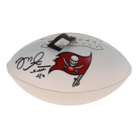 Mike Alstott Signed Buccaneers Logo Football (Beckett) at PristineAuction.com