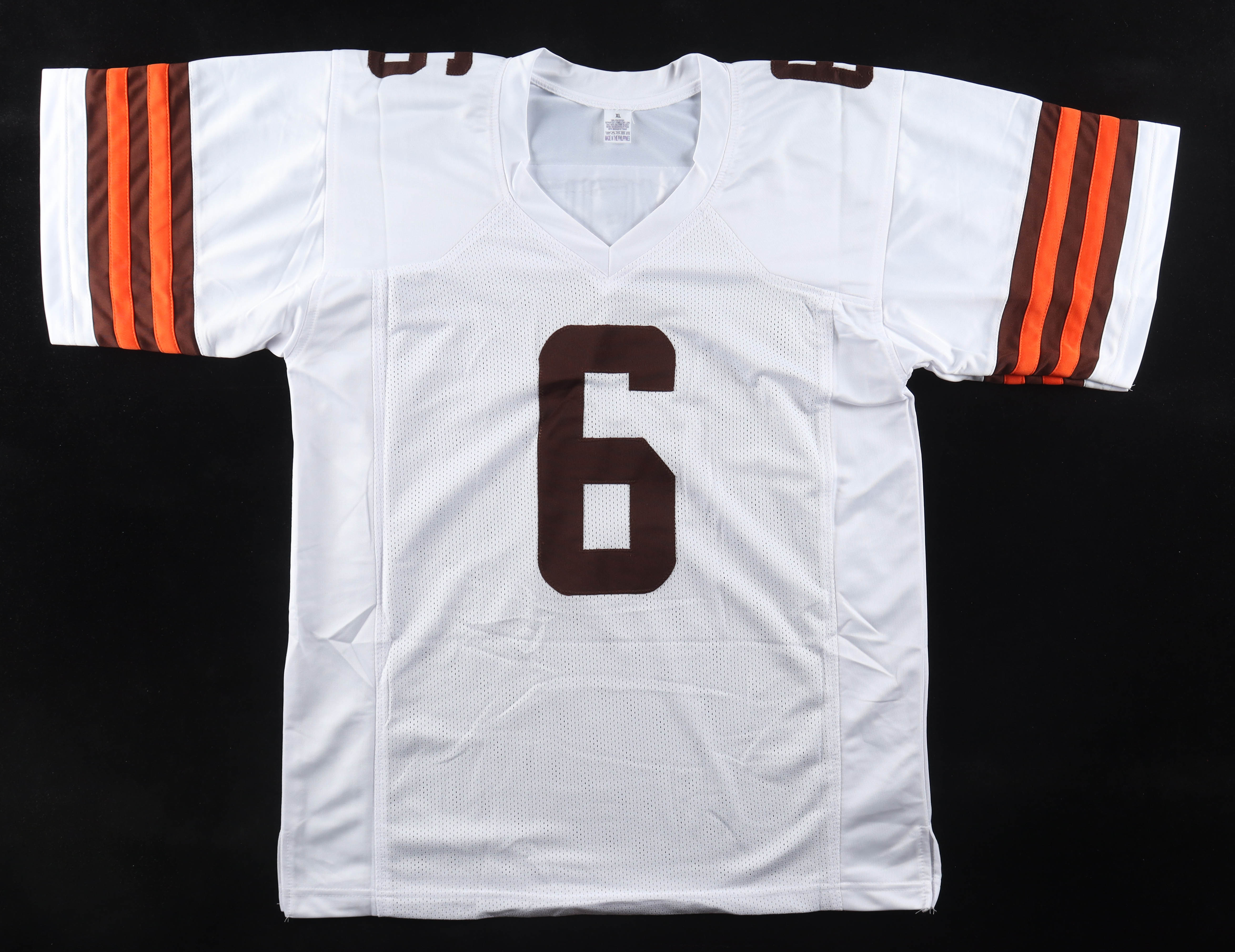 Baker Mayfield Signed Jersey (JSA) at PristineAuction.com Baker Mayfield Signed Jersey (JSA) at PristineAuction.com